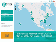 Tablet Screenshot of parkingattheport.com